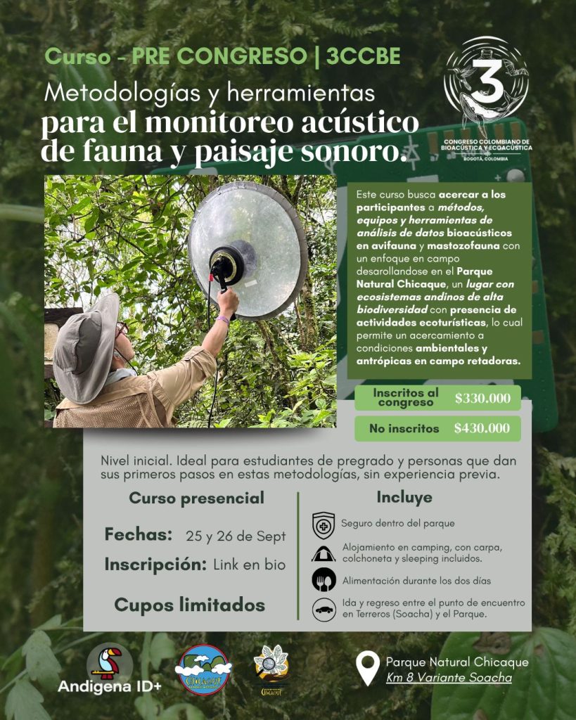 3er Congreso Colombiano de Biacústica y Ecoacústica