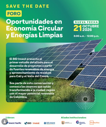 Foro empresarial ‘Oportunidades en Economía Circular y Energías Limpias