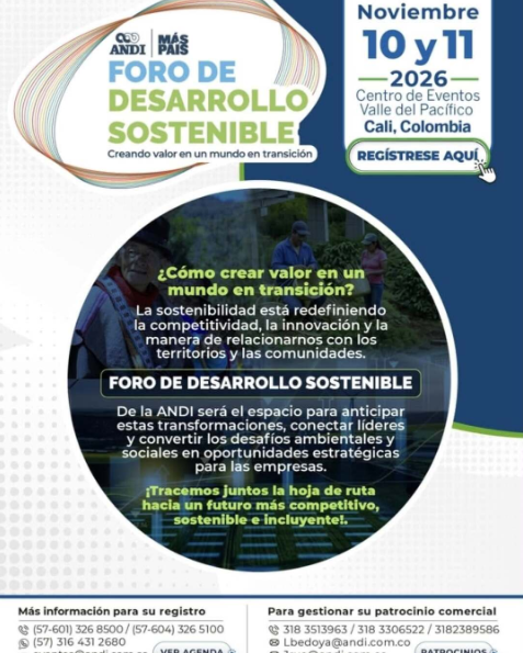 Foro de Desarrollo Sostenible de la ANDI 2026